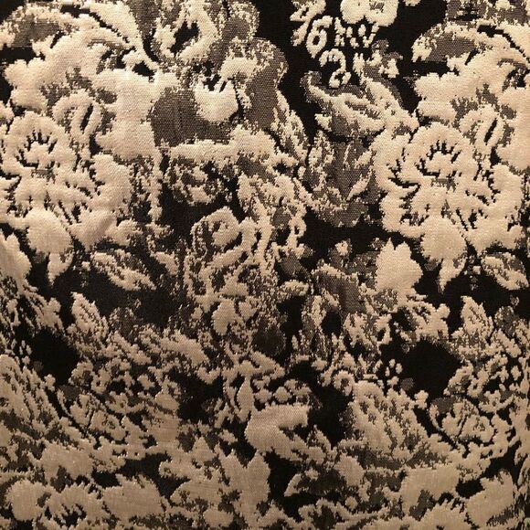 Metallic silver and black shiny dress size small - Picture 2 of 6